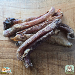 Trachée d’agneau séchée naturelle pour chien – friandise douce à mâcher