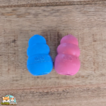 Jouet KONG Puppy en caoutchouc naturel souple pour chiot, disponible en tailles S, M et L