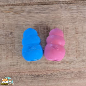 Jouet KONG Puppy en caoutchouc naturel souple pour chiot, disponible en tailles S, M et L
