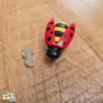 jouet chat Spredda coccinelle rouge