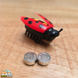 jouet chat Spredda coccinelle rouge