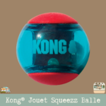 Kong® Jouet Squeezz® Balle Rouge & Bleu