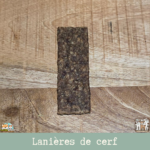 lanières de viande pour chien et chat, montrant la saveur cerf