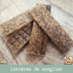 lanières de viande pour chien et chat, montrant la saveur sanglier