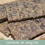 lanières de viande pour chien et chat, montrant la saveur sanglier