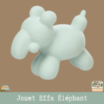 Jouet Effa Flamingo pour chien en forme de chien, cheval ou éléphant. Doux, pastel et ludique : idéal pour les jeux tout en tendresse.