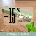 Barre de fromage à la menthe – friandise naturelle à mâcher pour chien