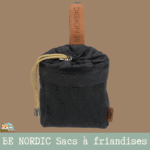 Sac à friandises Trixie BE NORDIC noir – vue de face