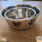 gamelle chien inox Trixie acier inoxydable 1L et 2L
