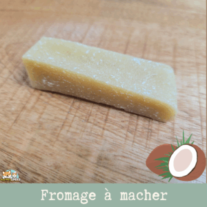 Barre de fromage à la noix de coco – friandise à mâcher naturelle pour chien