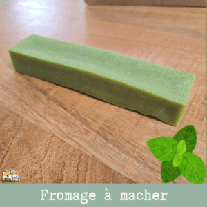 Barre de fromage à la menthe – friandise naturelle à mâcher pour chien