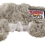 KONG Knots Scrunch Raton laveur Gris avec corde pour chien