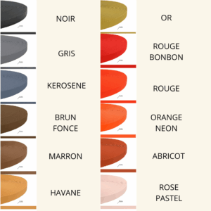 Différentes couleurs des sangles enduite TPU