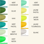Différentes couleurs des sangles enduite TPU