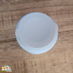 Gamelle anti-glouton pour chat Doggotique en silicone gris et blanc