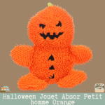 Jouet Halloween Absor Petit homme Orange – peluche 23×9×24 cm