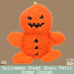 Jouet Halloween Absor Petit homme Orange – peluche 23×9×24 cm