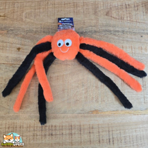 Jouet Halloween Flamingo Callie Araignée Orange en peluche pour chien