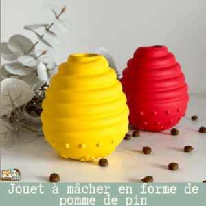 Jouet « Pinecone Snack Toy » pour chien – distribuer friandises & stimulation mentale