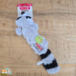 KONG Knots Scrunch Raton laveur Gris avec corde pour chien