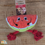 Jouet Bubto Melon d'Eau avec corde Flamingo pour chien