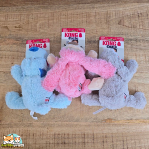 Peluche KONG Cozie Pastel pour chien en forme de chien, lapin ou koala