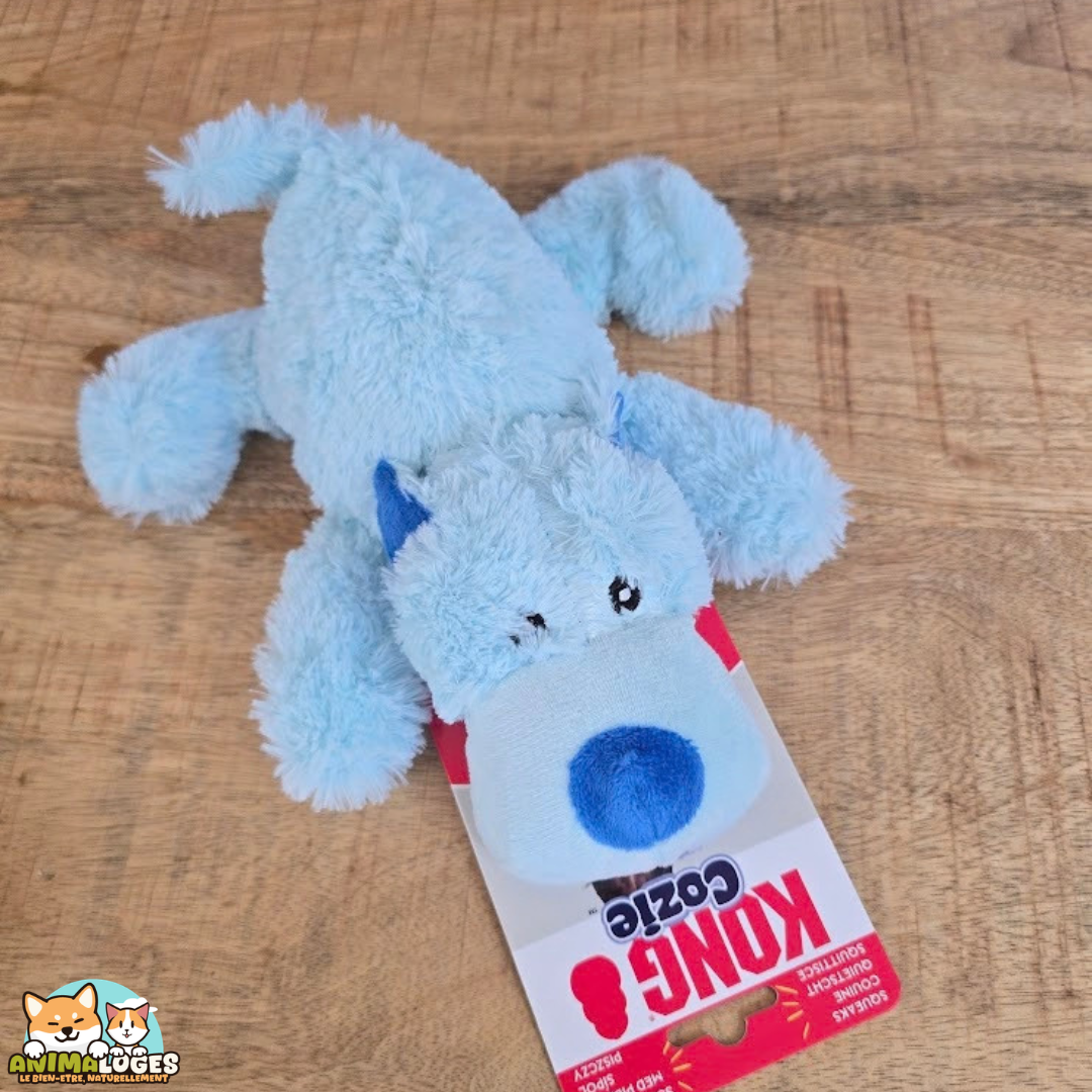 Peluche KONG Cozie Pastel pour chien en forme de chien, lapin ou koala