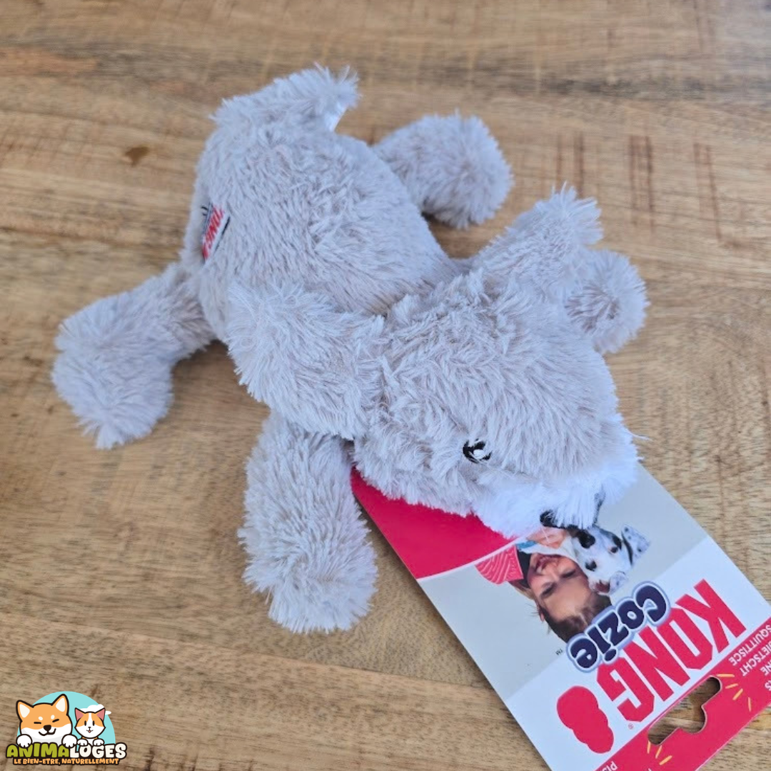 Peluche KONG Cozie Pastel pour chien en forme de chien, lapin ou koala