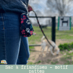 Sac à friandises pour chien « Paw Pattern » – treat pouch imperméable