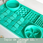 tapis d'alimentation et de léchage, un moyen d'occuper son chien et de l'amuser pendant les repas