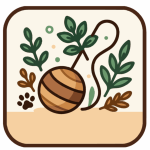 Jeu avec herbe à chat