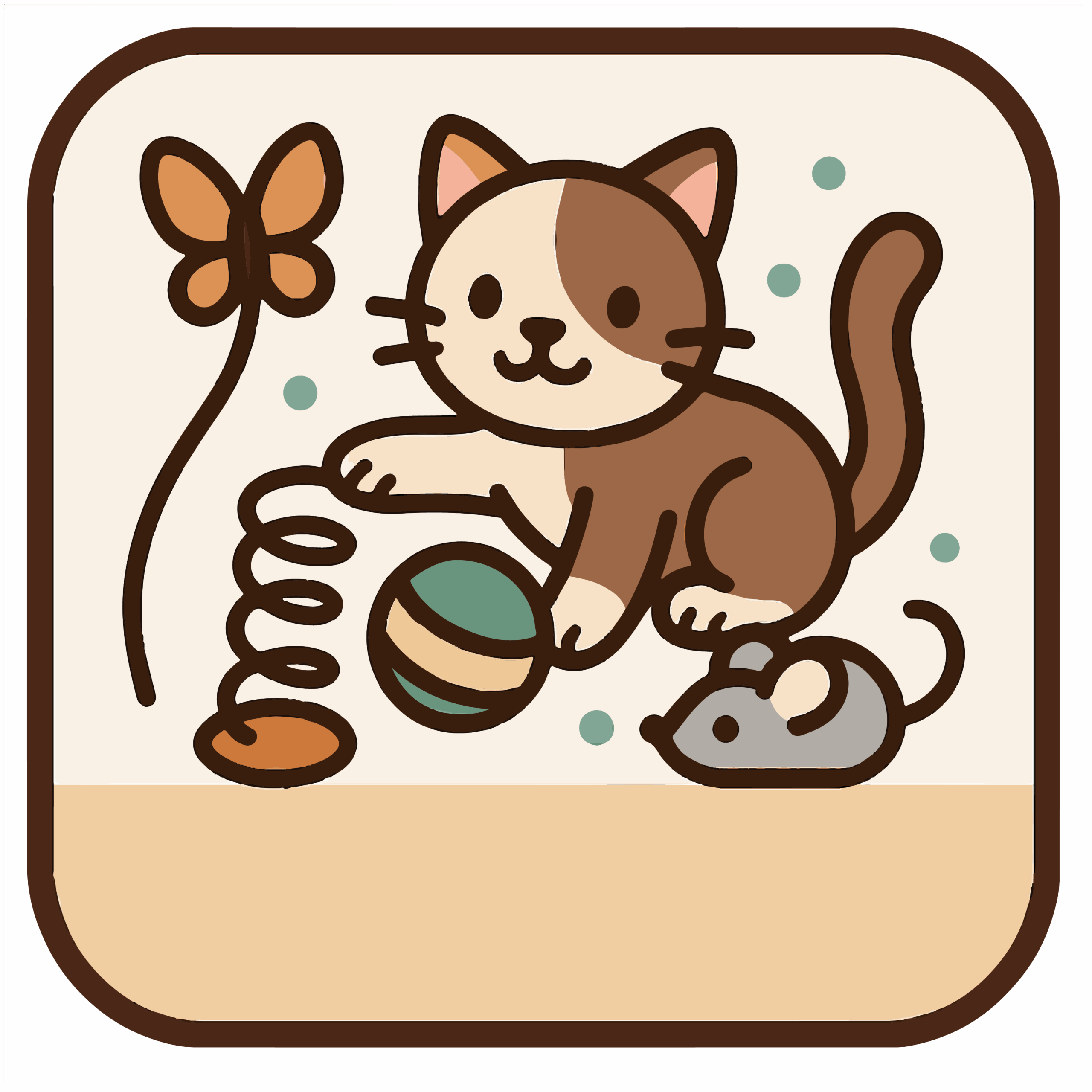 Jouets divers pour chat