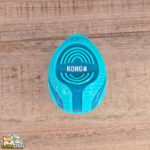 Jouet KONG Licks Rewards Wobbler vert et blanc à garnir de pâte à lécher pour chien