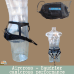 Baudrier Inlandsis Aircross ceinture canicross réglable performance.