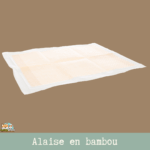 Tapis Bamboo Padu Beige de Flamingo — vue de face
