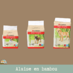 Tapis Bamboo Padu Beige — structure à 5 couches absorbantes