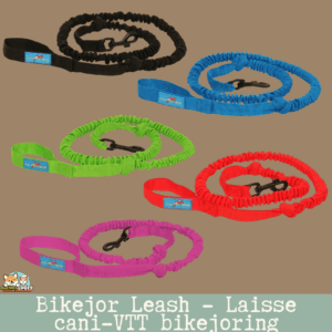 Laisse cani-VTT Inlandsis Bikejor Leash amortisseur chien ≥ 15kg.