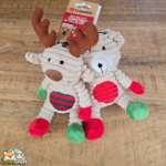 Jouet de Noël Flamingo Flupy en peluche ours ou élan pour chien