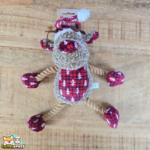 Jouet de Noël Flamingo Krola Caribou avec corde pour chien
