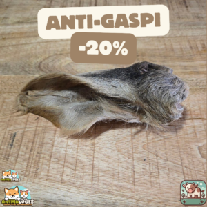 Oreilles de bœuf avec poils naturelles pour chien – friandises à mâcher - produit anti gaspi