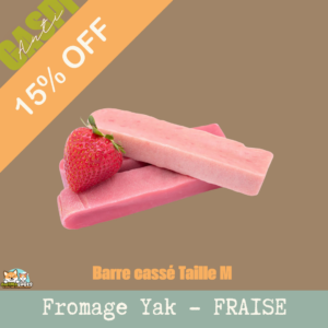 Anti gaspi - Barre de fromage Fraise - Taille M