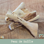 Peau de buffle séchée naturelle pour chien – friandise à mâcher longue durée