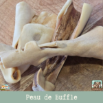 Peau de buffle séchée naturelle pour chien – friandise à mâcher longue durée