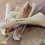 Peau de buffle séchée naturelle pour chien – friandise à mâcher longue durée