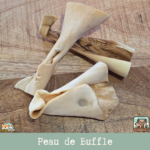 Peau de buffle séchée naturelle pour chien – friandise à mâcher longue durée