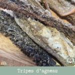 Tripes d’agneau séchées naturelles pour chien – friandise très appétente