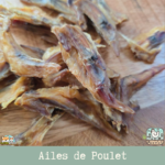 Ailes de poulet séchées naturelles pour chien – friandise croustillante