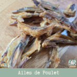 Ailes de poulet séchées naturelles pour chien – friandise croustillante