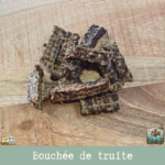 Bouchées de truite séchées naturelles pour chien – friandise au poisson