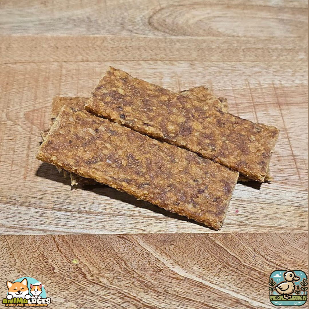 Lanières de viande de canard séchées naturelles pour chien – friandises